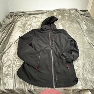 Apricoat Black Adventure Jacket Soft Shell Hooded Waterproof V2 Mens XL
